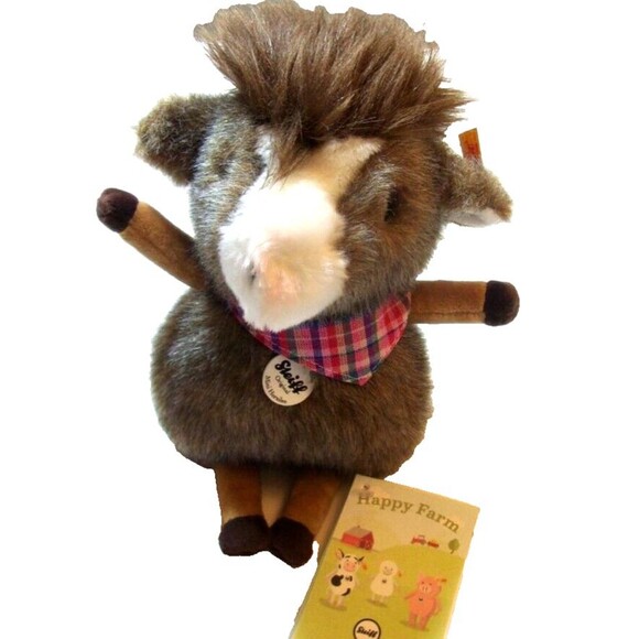 Steiff Horsilee Horse Stuffed Plush Animal Happy Farm Group New - Picture 1 of 6